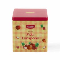 Neavita Bio-Apfel-Himbeer-Aufguss, 10 Filterboxen in quadratischer Dose, Happy Fruits Gelb-2