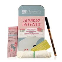 La Saponaria Set aus schwarzem Augenstift + Make-up-Entfernungstuch + Make-up-Entfernungsgelöl-1