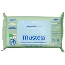 Kompostierbare Tücher von Mustela, 60 Stück-1