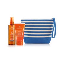 Collistar Super Tanning Dry Oil SPF6 200 ml + Duschshampoo + Clutch-1