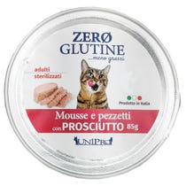 Unipro Cat Zero Glutine Gatto Con Prosciutto 85g-1