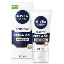Nivea Men Sensitive Gesichts- und Bartcreme-Gel, 50 ml. Gesichtscreme für Männer zur Linderung von Irritationen-2