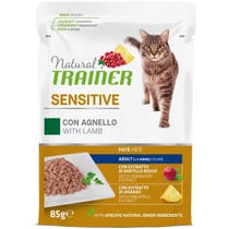 Natural Trainer Sensitive Adult Cat mit Lammpastete 85g-1