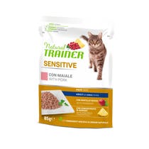 Natural Trainer Sensitive Adult Cat mit Schweinefleischpastete 85g-1