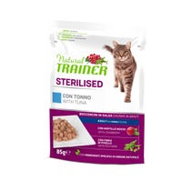 Natural Trainer Cat Sterilised Adult mit Thunfischstücken in Sauce 85 g-1