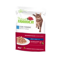 Natural Trainer Adult Cat mit Thunfischstücken in Sauce 85g-1