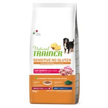 Natural Trainer Sensitive No Gluten Medium & Maxi Adult mit Kaninchen für ausgewachsene Hunde 12 kg-1