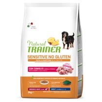 Natural Trainer Sensitive No Gluten Medium & Maxi Adult mit Kaninchen für ausgewachsene Hunde 3 kg-1