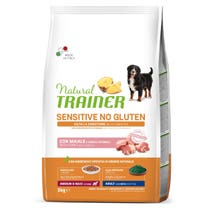 Natural Trainer Sensitive No Gluten Medium & Maxi Adult mit Schweinefleisch für ausgewachsene Hunde 3 kg-1