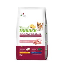 Natural Trainer Sensitive No Grain Small & Toy Adult mit Schweinchen für Hundespielzeug 2kg-1