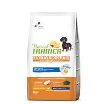 Natural Trainer Sensitive No Gluten Small & Toy Adult mit Ei und Vollkorn für Hunde, Spielzeug 2 kg-1