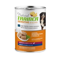 Natural Trainer Dog Sensitive No Gluten Medium & Maxi Adult mit Forelle und Getreide 400 g-1