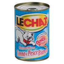 LeChat Bocconcini Al Tonno E Pesce Bianco Per Gatti Adulti 400ml-1