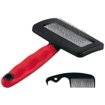 Ferplast GRO 5944 Mittelgroße Fellpflegebürste für Hunde und Katzen mit mittlerem/langem Haar-1