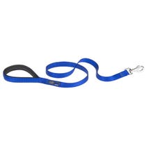 Ferplast Daytona G Nylonleine, gepolsterter Griff und blauer Hygienebeutelhalter für Hunde G20/120-1