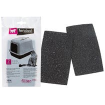 Ferplast L134 Aktivkohlefilter für Katzentoilette, 2 Stück-1