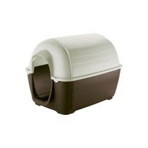 Ferplast Kenny Hundehütte aus thermoplastischem Harz für Hunde, 60 x 89 x 60 cm-1