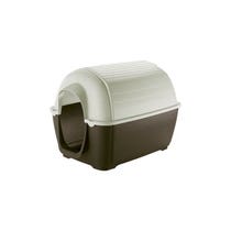 Ferplast Kenny Hundehütte aus thermoplastischem Harz für Hunde, 40 x 66 x 40 cm-1