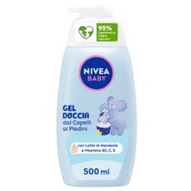 Nivea Baby Shower Gel From Hair To Feet 500 ml Neugeborenenreiniger für saubere Haut und Haare-2