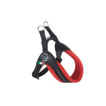 Tre Ponti Easy-Fit-Geschirr mit verstellbarem Gurt aus rotem Netzgewebe für Hunde mit 6/7 kg, Größe 3-1