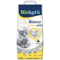 Biokat's White Classic Extra Streu mit Aktivkohle für Katzen 10 kg-2
