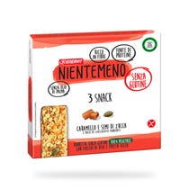Enervit Nientemeno Barretta Caramello Semi Di Zucca e Cioccolato Fondente 3x23g-1