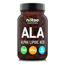 Natoo Essentials Ala 600 mg Alpha-Liponsäure 60 pflanzliche Kapseln-1