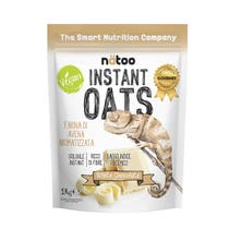 Natoo Instant Oats Flavoured Haferflocken mit weißem Schokoladengeschmack, 1 kg-1
