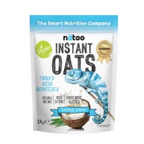 Natoo Instant Oats Flavoured Oatmeal Coconut Creme Flavour 1kg-1