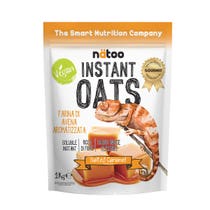 Natoo Instant Oats Flavoured Oatmeal Salted Caramel Flavor 1kg-1