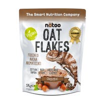 Natoo Haferflocken, aromatisierte Haferflocken, Schokoladen- und Nussgeschmack, 1 kg-1