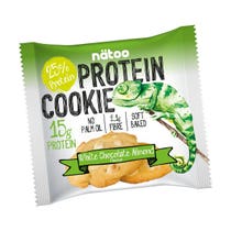 Natoo Protein Cookie mit weißem Schokoladen- und Mandelgeschmack, 12 x 60 g-1