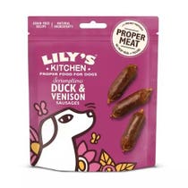 Lily's Kitchen Leckere Enten- und Wildwürstchen-Snacks für Hunde, 70 g-1