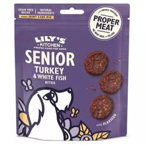 Lily's Kitchen Senior Truthahn- und Weißfisch-Häppchen-Snacks für Hunde, 70 g-1