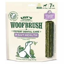 Lily's Kitchen Woofbrush Natural Dental Chew, großes Multipack für Hunde, 7 x 47 g