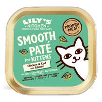 Lily's Kitchen Huhn und Kabeljau mit Lachspastete für Kätzchen, 85 g