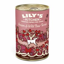 Lily's Kitchen Hirsch- und Wildschweinterrine für ausgewachsene Hunde, 400 g-1
