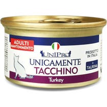 Unipro Uniquely Truthahn-Nassfutter für ausgewachsene Katzen, 85-g-Glas-2