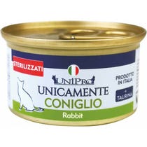 Unipro Only Rabbit Nassfutter, sterilisierte erwachsene Katzen, 85 g Glas-2
