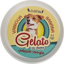 Unipro Vanille-/Bananeneis-Ergänzungsfutter für Hunde, 60 g-2