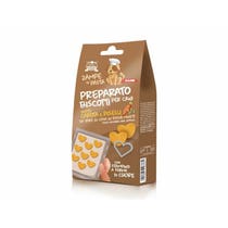 Cultivia Paws In Pasta Biscuit Mix Karotten- und Erbsengeschmack für Hunde 120 g-1