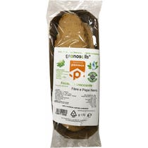 Granosalis Crunchy Focaccia Proteinfaser Schwarzer Pfeffer 170g-1