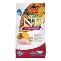 Farmina N&D Cat Tropical Selection Huhn für erwachsene Katzen 4 kg + 1 kg gratis-1