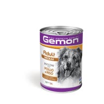 Gemon Bocconi Huhn und Reis Nassfutter ausgewachsene Hunde Kleines Glas 415 g-3