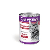 Gemon Chunks Rind Nassfutter Adult Katzen Glas 415 g-3