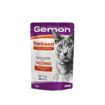 Gemon Chunkies With Turkey Nassfutter für ältere Katzen im fortgeschrittenen Alter, 100-g-Beutel-5
