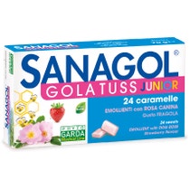 Sanagol Gola Tuss Junior Fragola 24 Caramelle-4