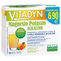 Vitadyn Magnesio Potassio Alkalino Senza Zucchero 10 Bustine-3
