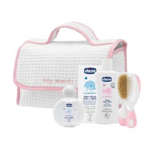 Chicco Baby Moments Beauty Maniglia Rosa Pelli Delicate Bagno Delicato Corpo/Capelli 200ml + Crema Corpo 200ml + Acqua Di Colonia 100ml-1