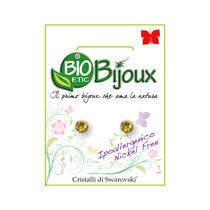 Orecchino Biobijoux Xilion 6,2mm Topazio 1 Paio-2